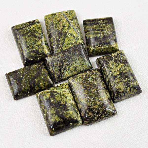 gemsmore:Natural Forest Green Jasper Untreated Loose Gemstone Lot