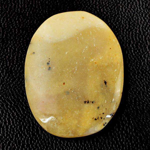 gemsmore:Natural Oval Shape Dendrite Opal Untreated Loose Gemstone