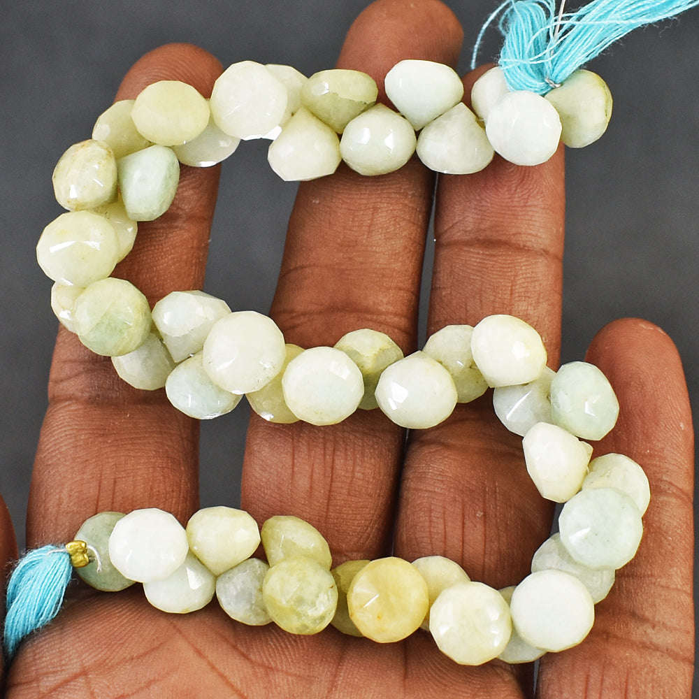 gemsmore:Genuine 159 Carats 08 Inches Amazonite Beads Strand