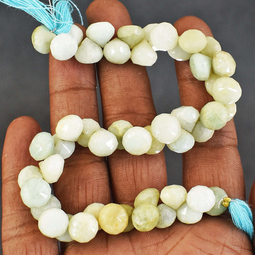 gemsmore:Genuine 159 Carats 08 Inches Amazonite Beads Strand