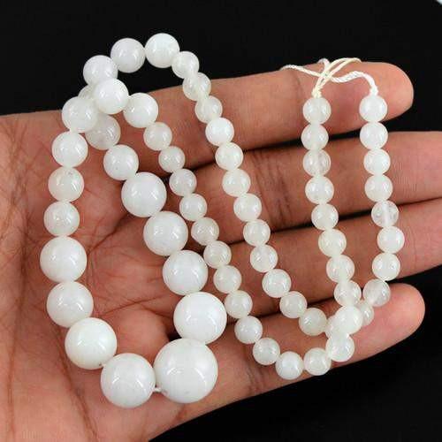 gemsmore:Genuine 19 inches Moonstone Gemstone Strand