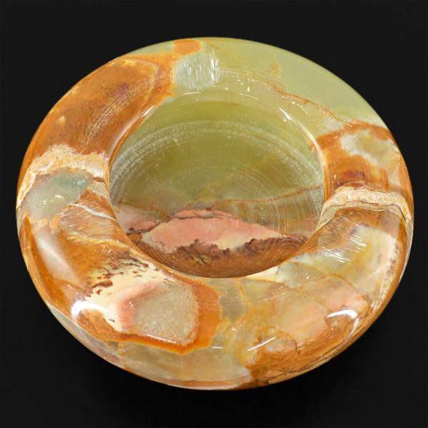 gemsmore:Genuine 1953.00 Cts Carved Agate Ashtray