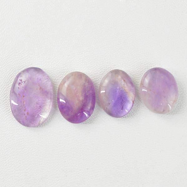 gemsmore:Genuine 54.80 Cts Oval Shaped Purple Amethyst Gemstone Lot