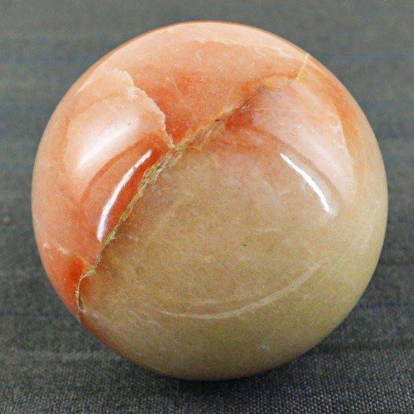 gemsmore:Genuine Agate Hand Carved Crystal Healing Sphere