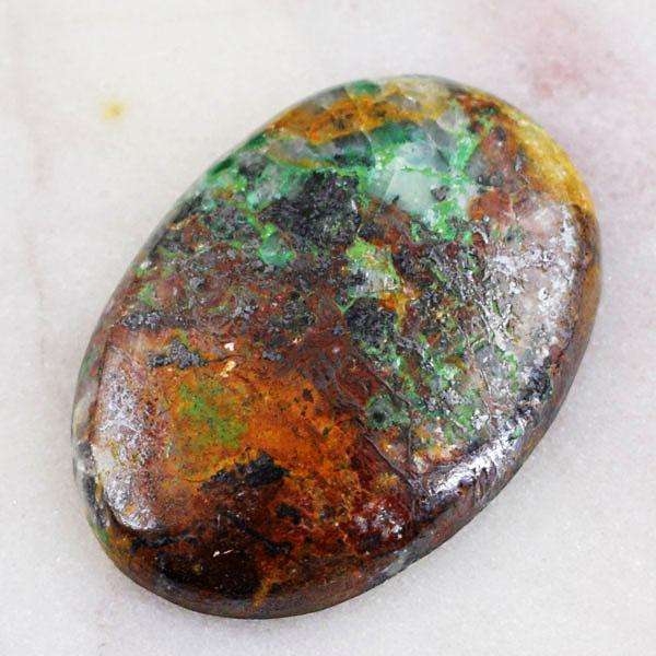 gemsmore:Genuine Amazing Azurite Oval Shape Untreated Loose Gemstone