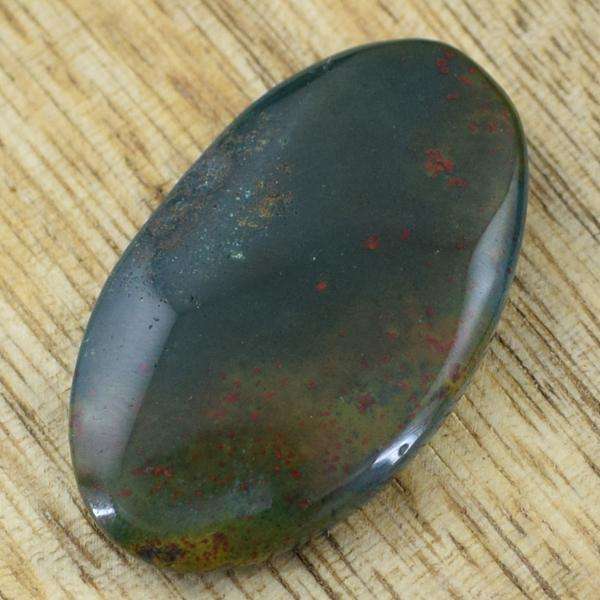 gemsmore:Genuine Amazing Bloodstone Oval Shape Untreated Loose Gemstone