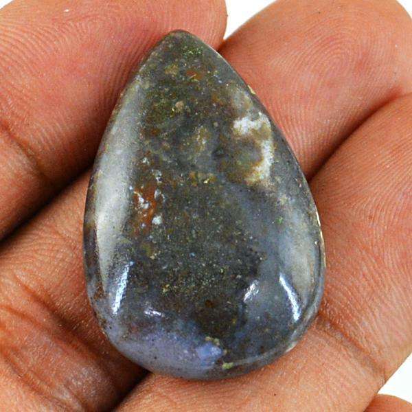 gemsmore:Genuine Amazing Bloodstone Pear Shape Untreated Loose Gemstone