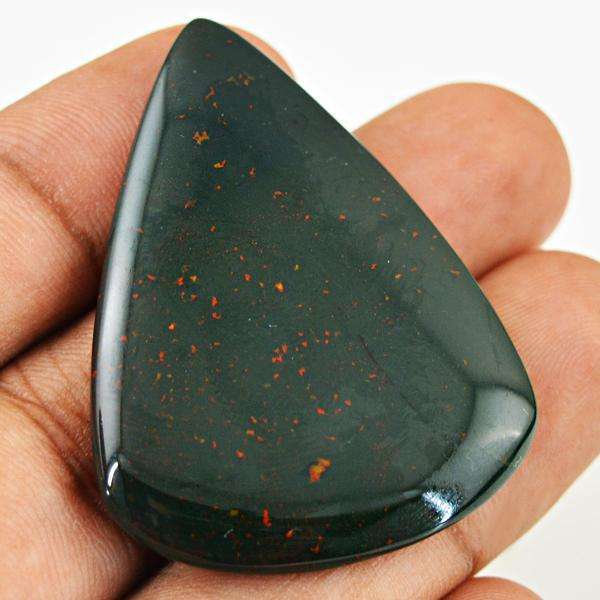 gemsmore:Genuine Amazing Bloodstone Pear Shape Untreated Loose Gemstone