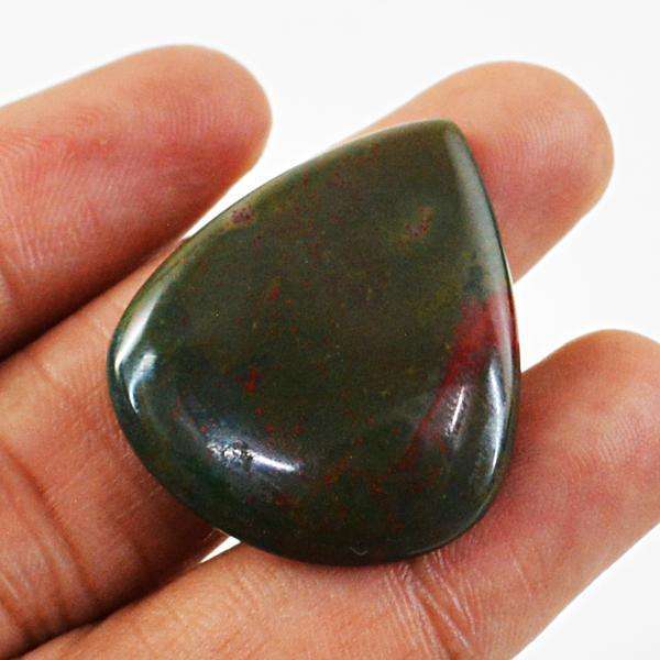 gemsmore:Genuine Amazing Bloodstone Pear Shape Untreated Loose Gemstone