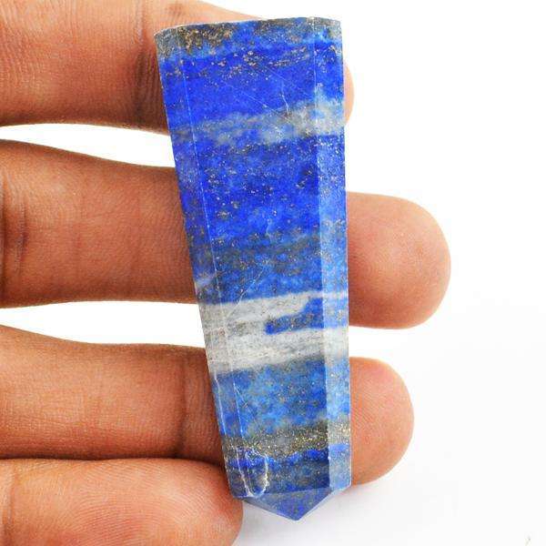 gemsmore:Genuine Amazing Blue Lapis Lazuli Healing Wand