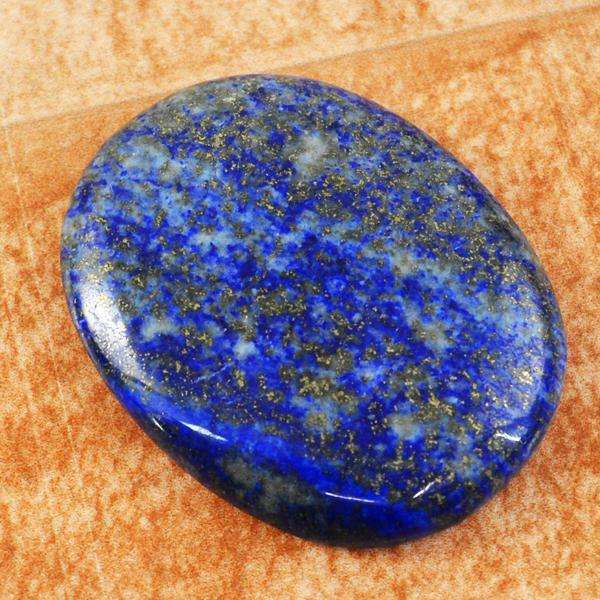 gemsmore:Genuine Amazing Blue Lapis Lazuli Oval Shape Loose Gemstone