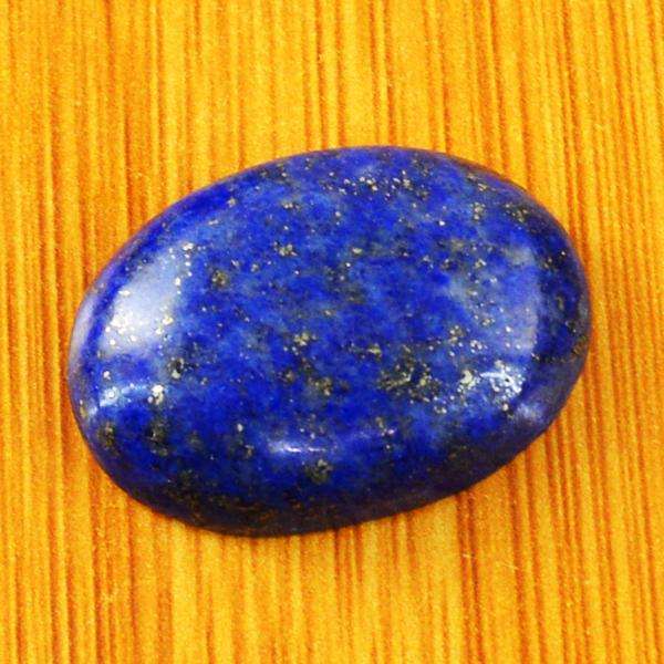 gemsmore:Genuine Amazing Blue Lapis Lazuli Oval Shape Loose Gemstone