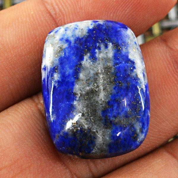 gemsmore:Genuine Amazing Blue Lapis Lazuli Untreated Loose Gemstone