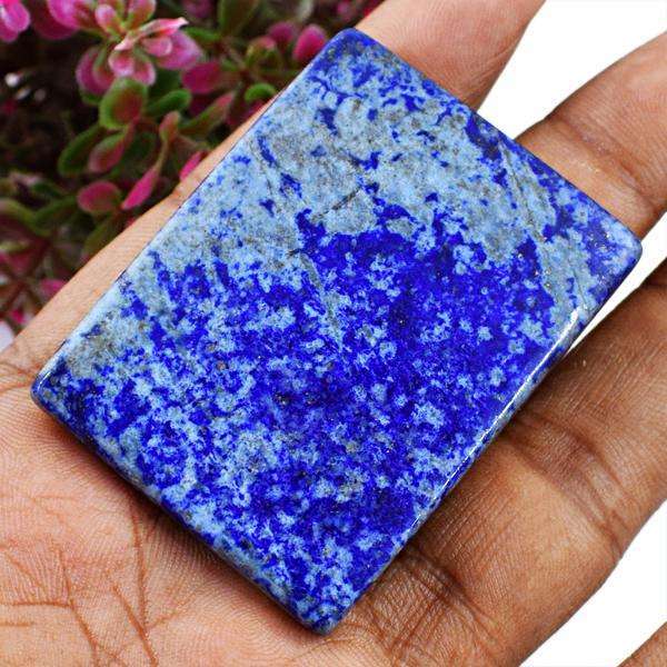 gemsmore:Genuine Amazing Blue Lapis Lazuli Untreated Loose Gemstone