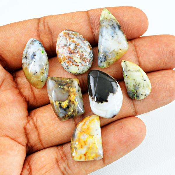 gemsmore:Genuine Amazing Dendrite Opal Untreated Loose Gemstone Lot
