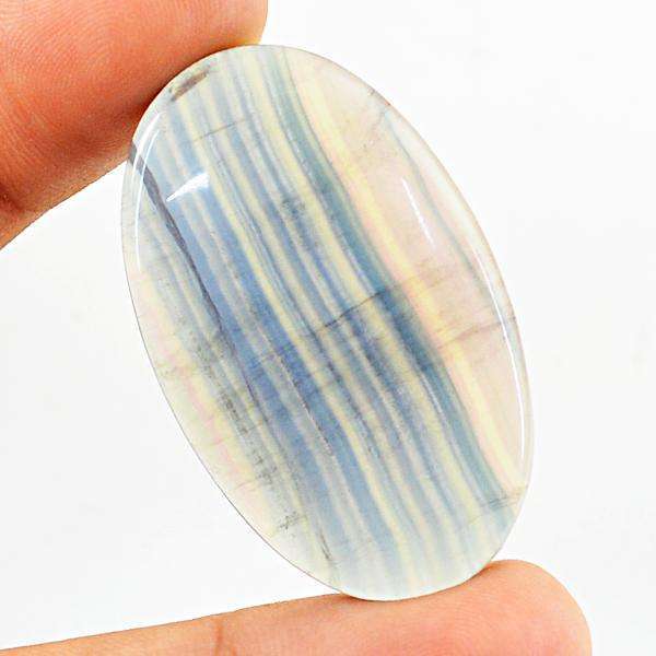 gemsmore:Genuine Amazing Fluorite Oval Shape Untreated Loose Gemstone