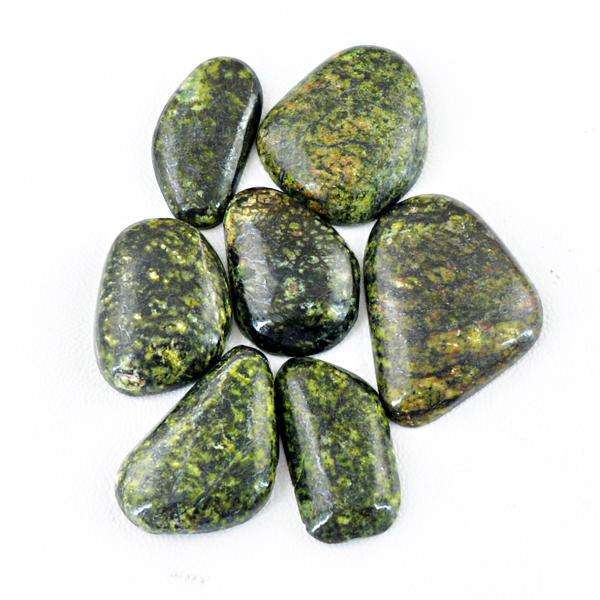 gemsmore:Genuine Amazing Forest Green Jasper Untreated Loose Gemstone Lot