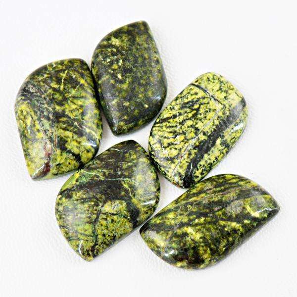 gemsmore:Genuine Amazing Forest Green Jasper Untreated Loose Gemstone Lot