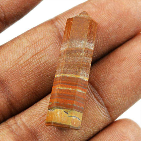 gemsmore:Genuine Amazing Golden Tiger Eye Crystal Healing Point