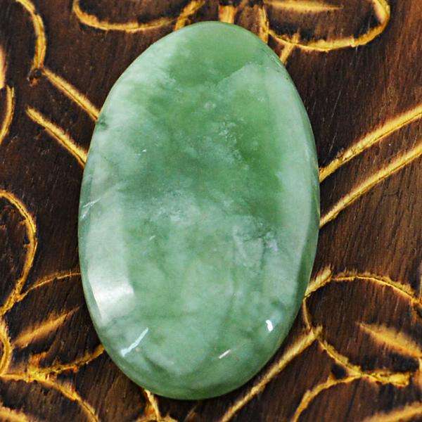 gemsmore:Genuine Amazing Green Aventurine Oval Shape Loose Gemstone