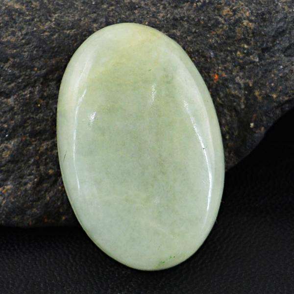 gemsmore:Genuine Amazing Green Aventurine Oval Shape Loose Gemstone