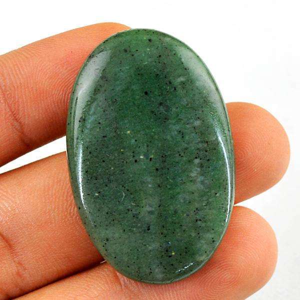 gemsmore:Genuine Amazing Green Aventurine Oval Shape Untreated Loose Gemstone