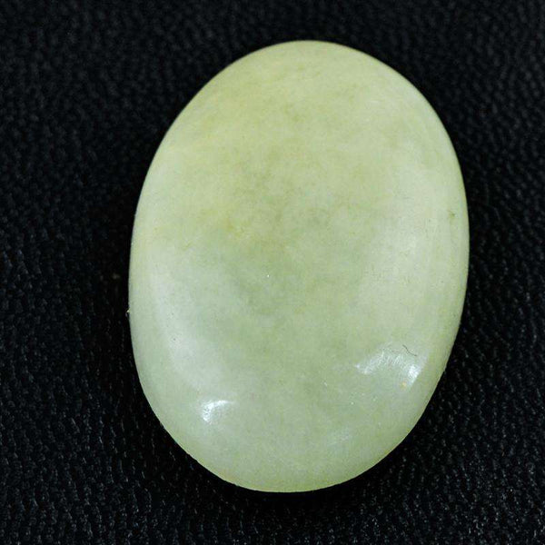 gemsmore:Genuine Amazing Green Aventurine Oval Shape Untreated Loose Gemstone