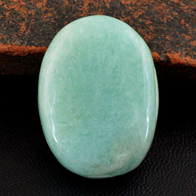 gemsmore:Genuine Amazing Green Aventurine Oval Shape Untreated Loose Gemstone