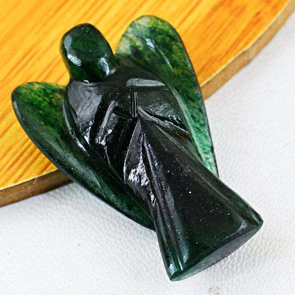 gemsmore:Genuine Amazing Jade Carved Healing Angel Gemstone