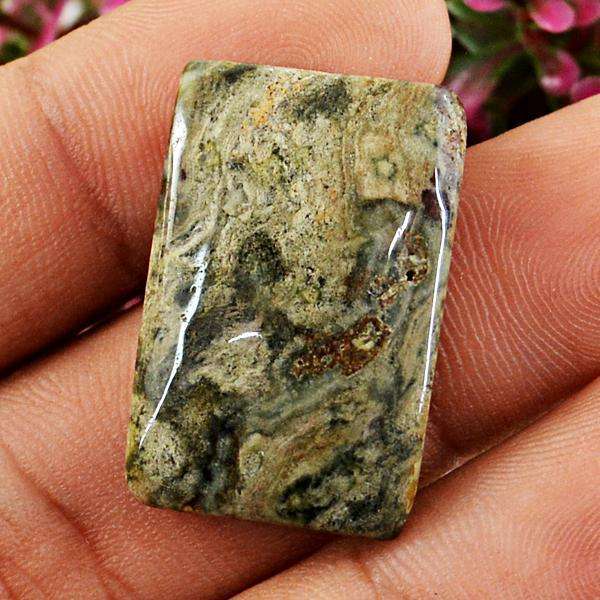 gemsmore:Genuine Amazing Ocean Jasper Untreated Loose Gemstone