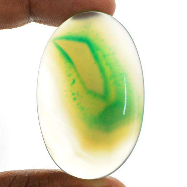 gemsmore:Genuine Amazing Onyx Oval Shape Untreated Loose Gemstone