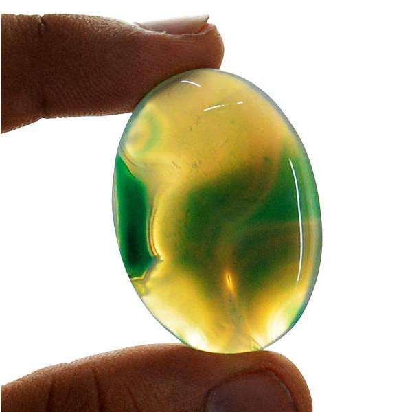 gemsmore:Genuine Amazing Onyx Oval Shape Untreated Loose Gemstone