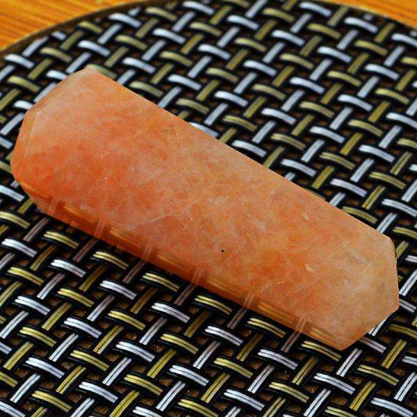 gemsmore:Genuine Amazing Orange Aventurine Crystal Healing Point