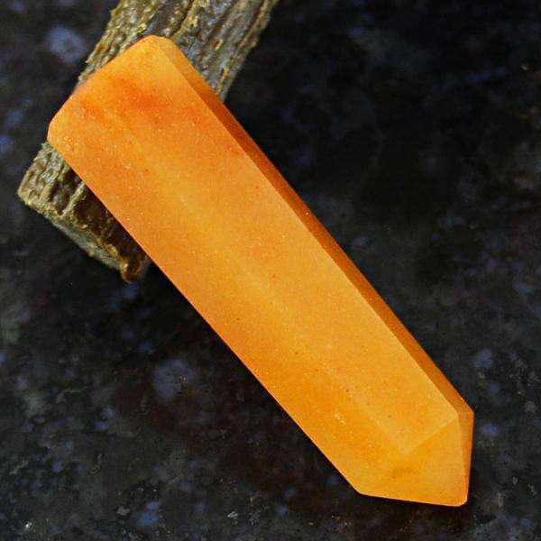 gemsmore:Genuine Amazing Orange Aventurine Crystal Healing Point