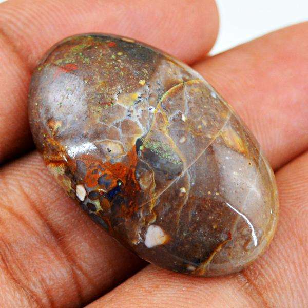 gemsmore:Genuine Amazing Oval Shape Agate Untreated Loose Gemstone