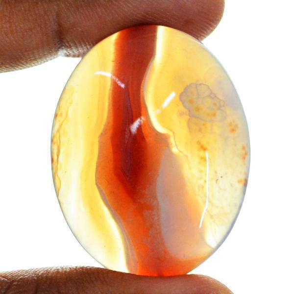 gemsmore:Genuine Amazing Oval Shape Onyx Untreated Loose  Gemstone