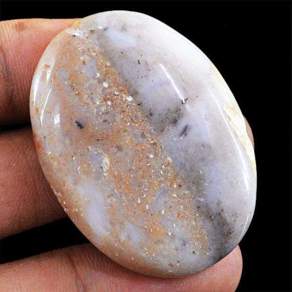 gemsmore:Genuine Amazing Oval Shape Pink Australian Opal Loose Gemstone