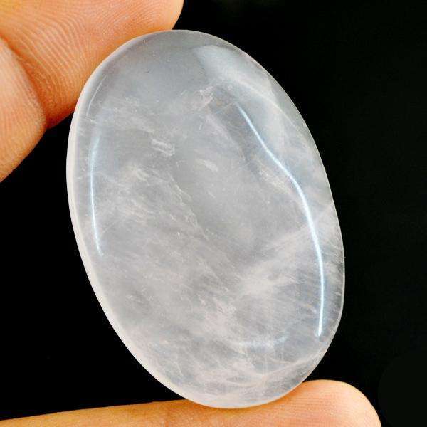 gemsmore:Genuine Amazing  Oval Shape Pink Rose Quartz Untreated Loose Gemstone