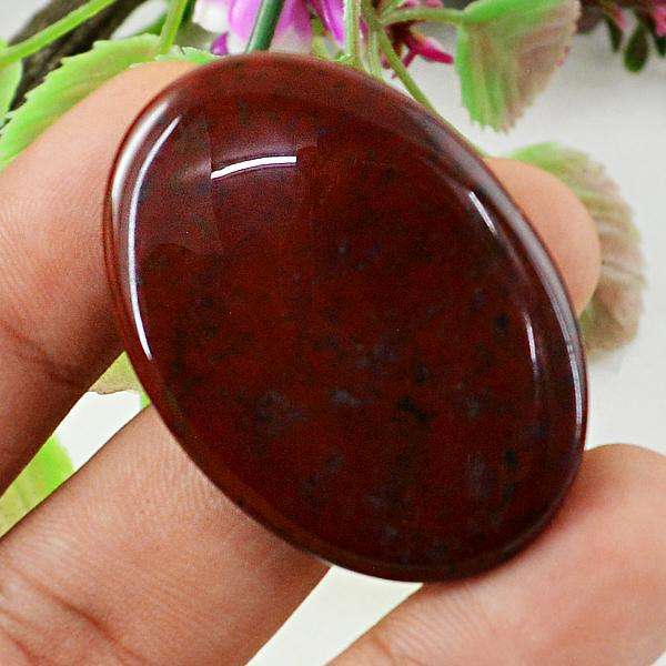 gemsmore:Genuine Amazing Oval Shape Red Jasper Untreated Loose Gemstone