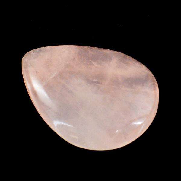 gemsmore:Genuine Amazing Pear Shape Pink Rose Quartz Loose Gemstone