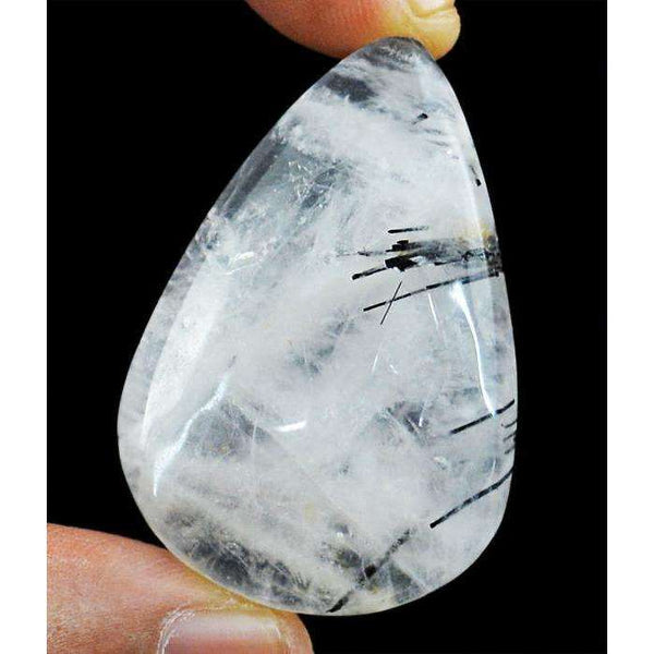 gemsmore:Genuine Amazing Pear Shape Rutile Quartz Loose Gemstone