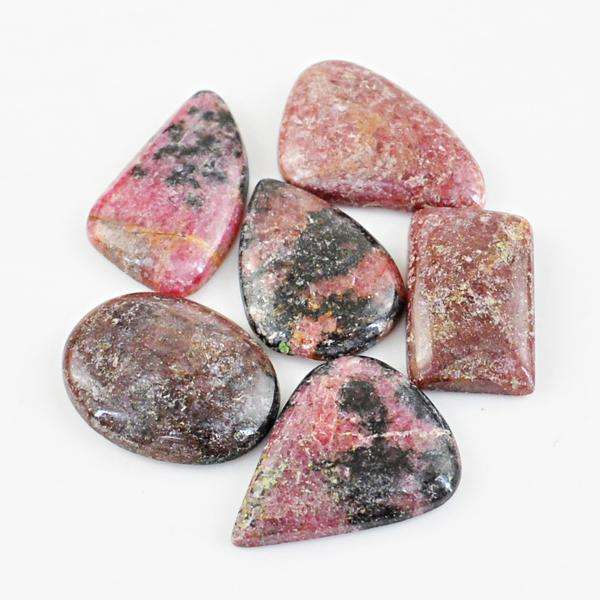 gemsmore:Genuine Amazing Pink Rhodonite Untreated Loose Gemstone Lot
