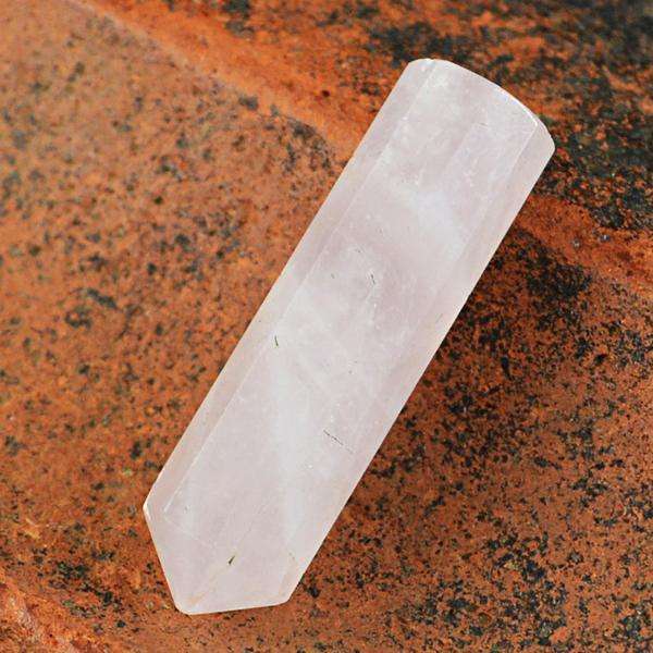 gemsmore:Genuine Amazing Pink Rose Quartz Healing Point