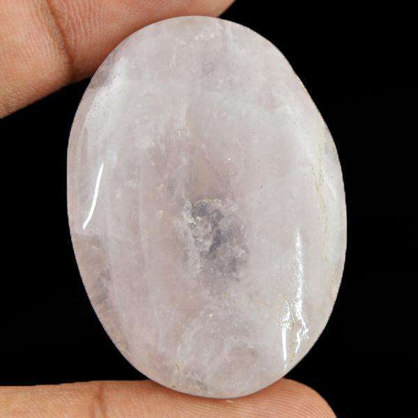 gemsmore:Genuine Amazing Pink Rose Quartz Oval Shape Loose  Gemstone