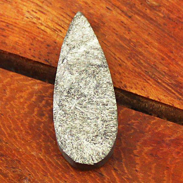 gemsmore:Genuine Amazing Pyrite Druzy Pear Shape Untreated Loose Gemstone