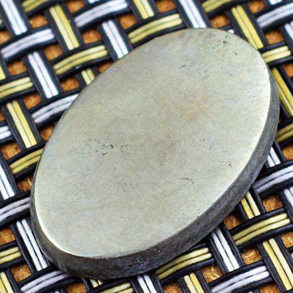 gemsmore:Genuine Amazing Pyrite Oval Shape Untreated Loose Gemstone