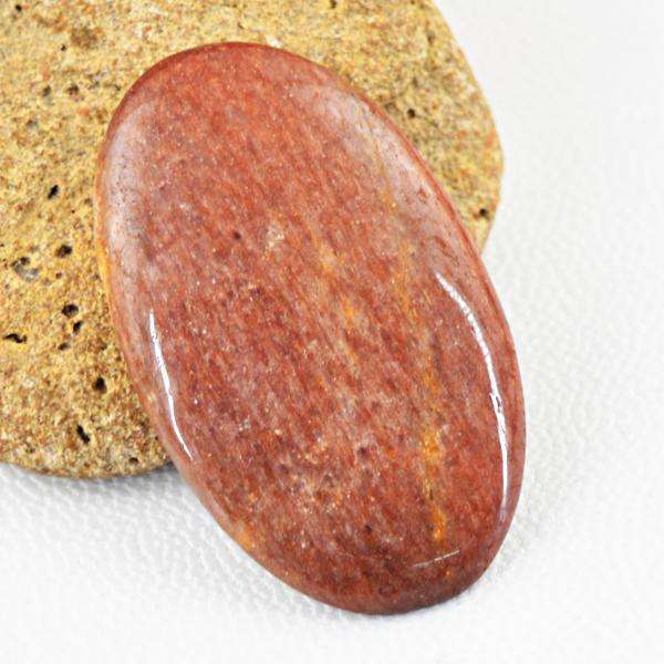 gemsmore:Genuine Amazing Red Jasper Oval Shape Untreated Loose Gemstone