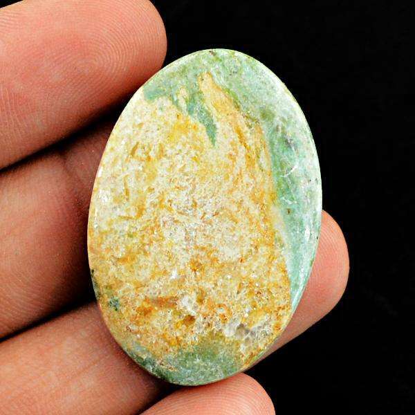 gemsmore:Genuine Amazing Ruby Zoisite Oval Shape Loose Gemstone