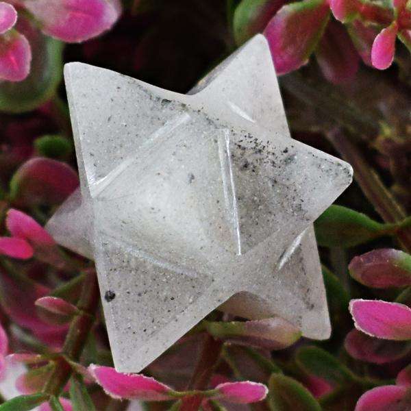 gemsmore:Genuine Amazing Rutile Quartz Healing Merkaba