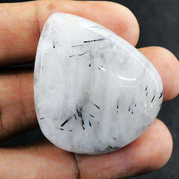 gemsmore:Genuine Amazing Rutile Quartz Pear Shape Untreated Loose Gemstone